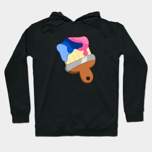 Pride Paintbrush Hoodie